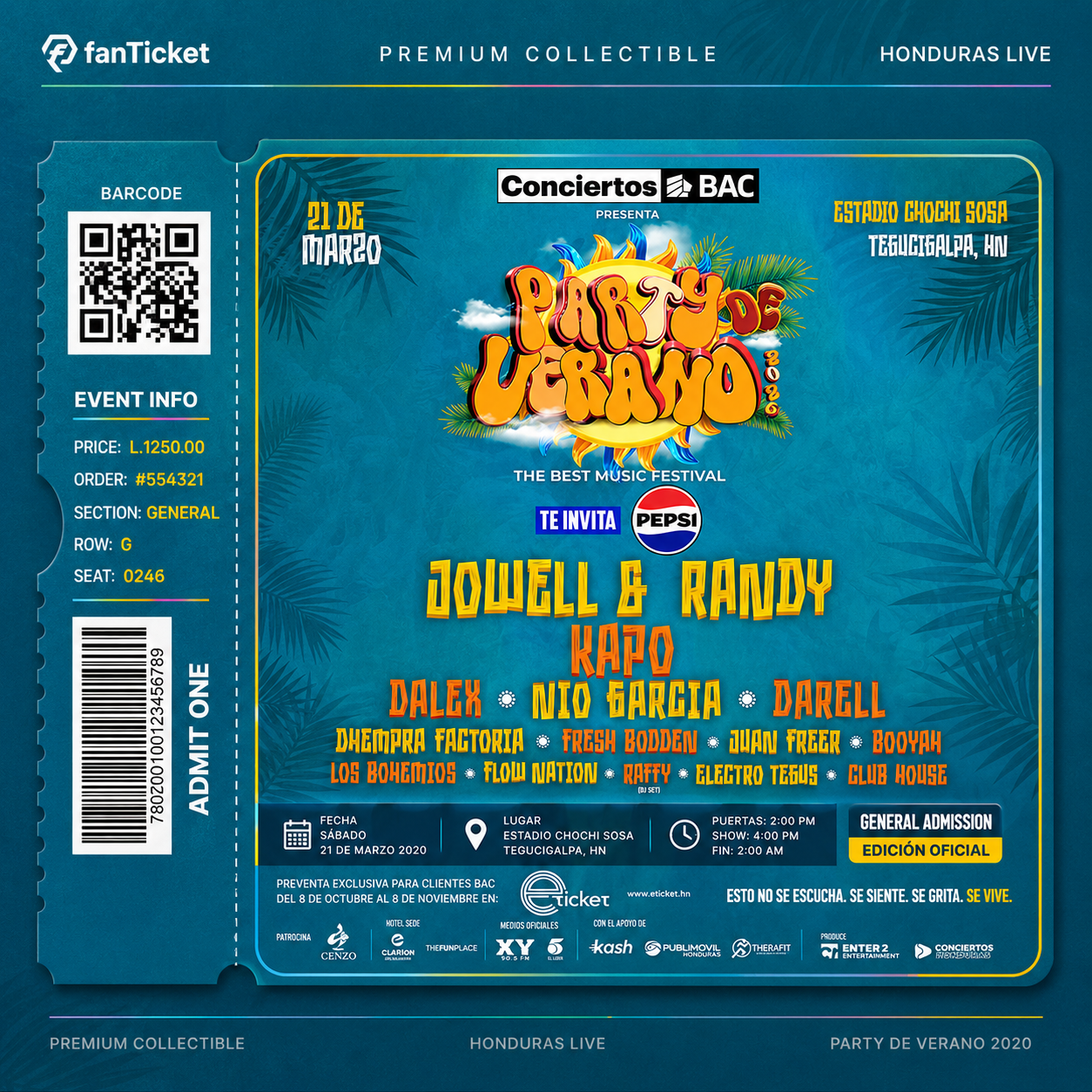 FanTicket Coleccionable